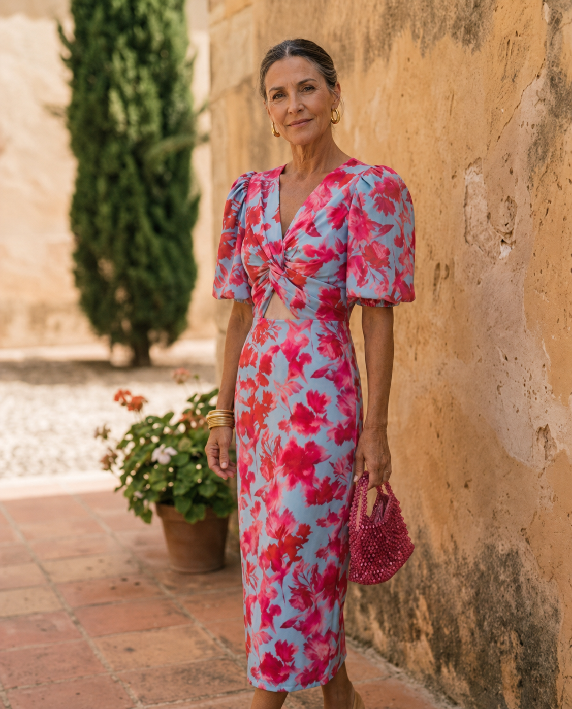 Aura · Vestido midi de manga corta · Imagen 3