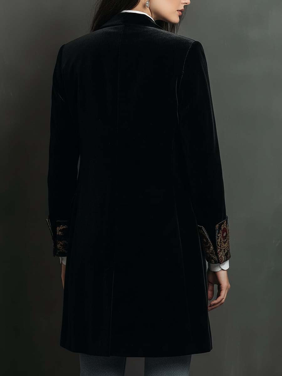 Vivia · Blazer negra con motivo barroco · Imagen 8