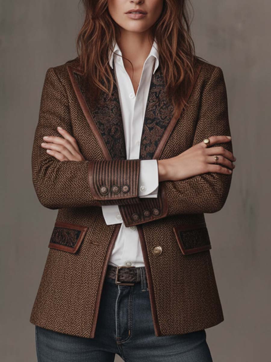 Iole · Blazer de espiga con paneles · Imagen 2