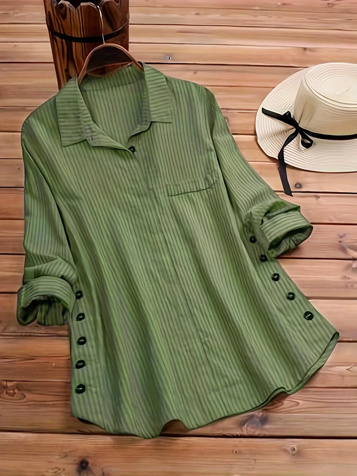 Paola · Blusa de acabado satinado · Imagen 3