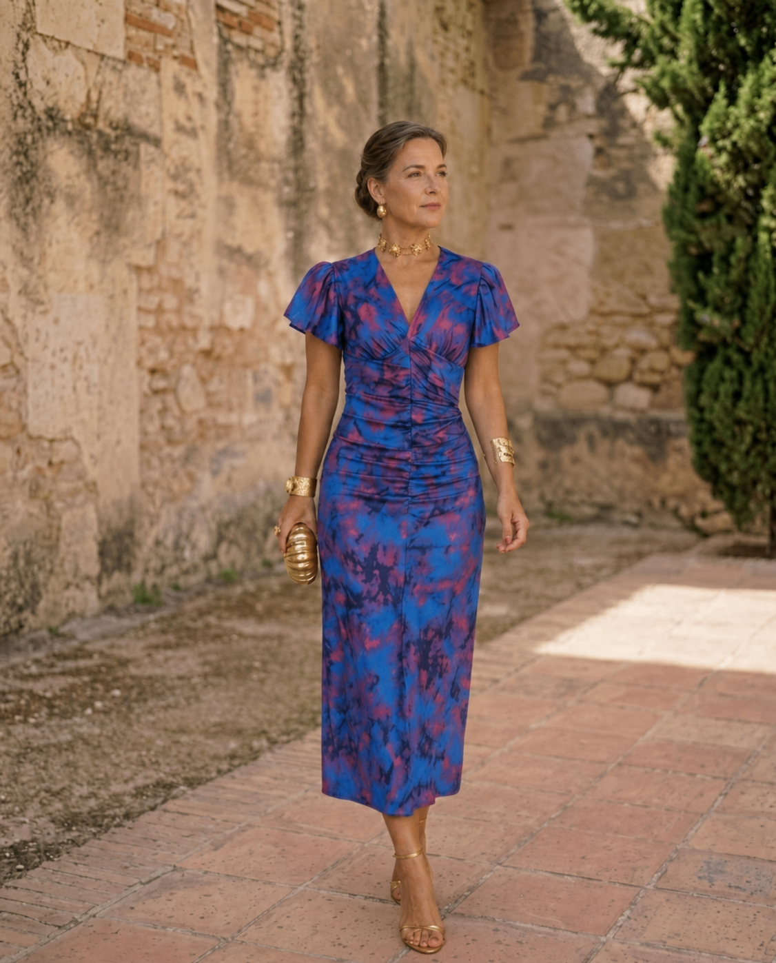 Aura · Vestido midi de manga corta · Imagen 2
