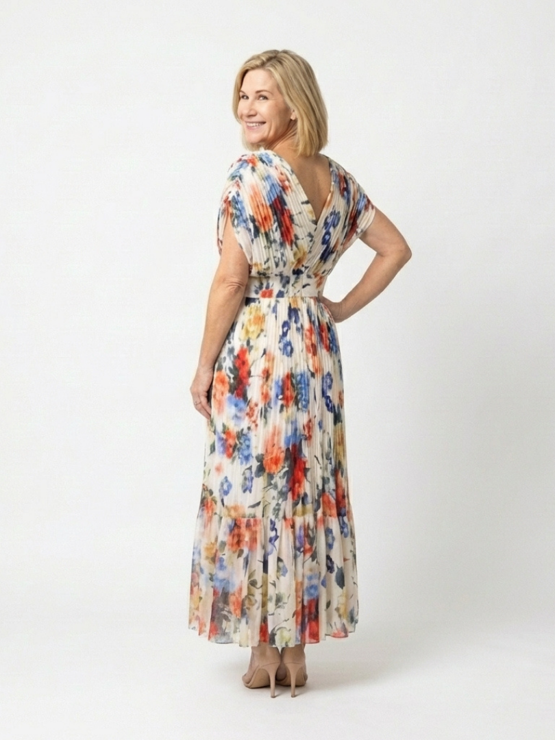 Selena · Vestido midi floral de manga corta · Imagen 3
