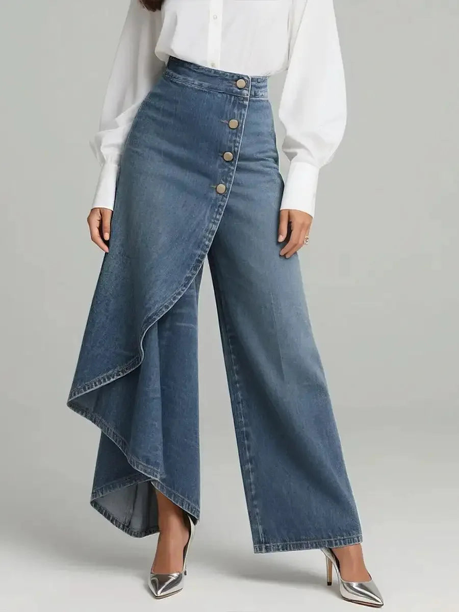 Bruna · Pantalón vaquero de líneas depuradas · Imagen 2