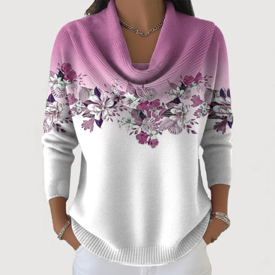 Alba · Jersey floral de cuello alto · Imagen 1