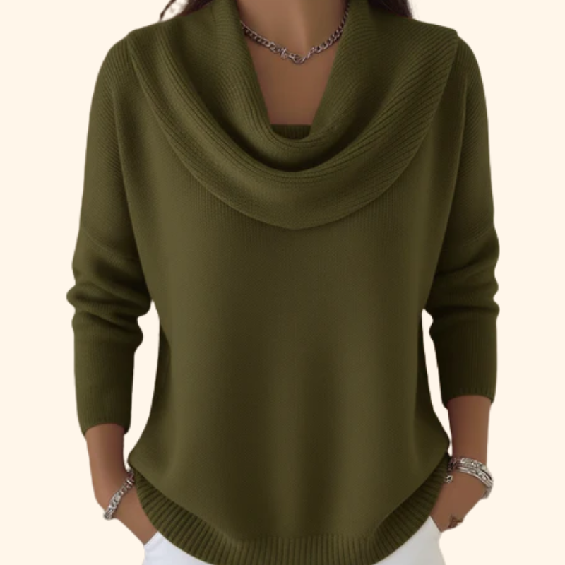 Julia · Jersey de cuello drapeado · Imagen 5