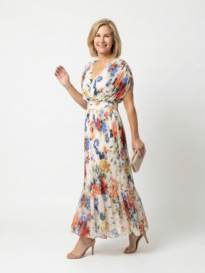 Selena · Vestido midi floral de manga corta · Imagen 2