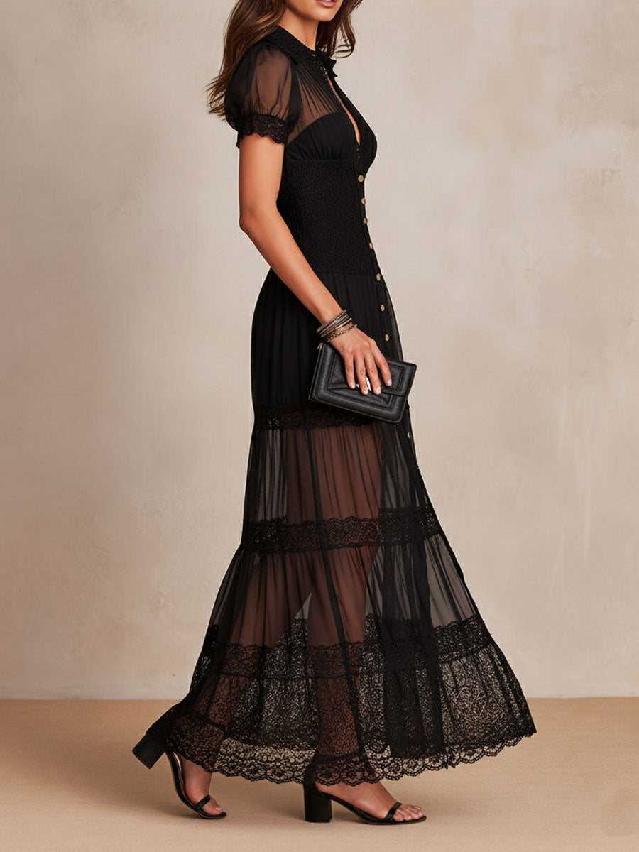 Julieta · Vestido largo de encaje · Imagen 3
