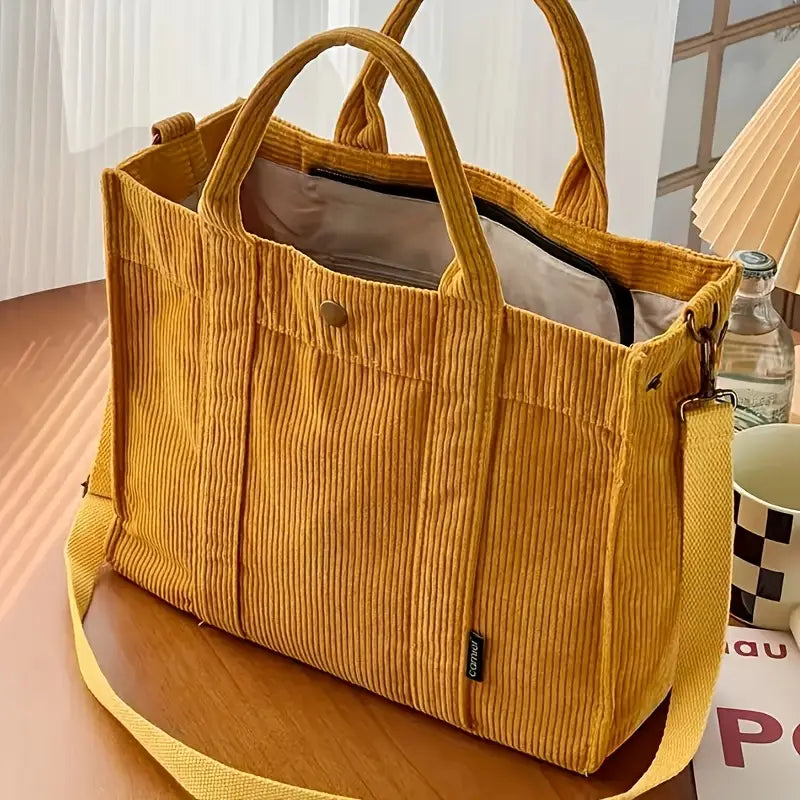 Prisca · Bolso tote de pana · Imagen 5