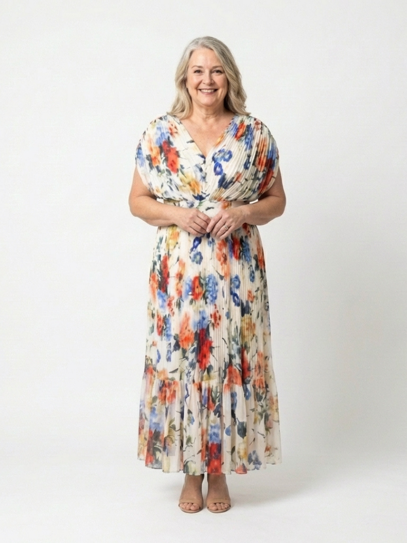 Selena · Vestido midi floral de manga corta · Imagen 4