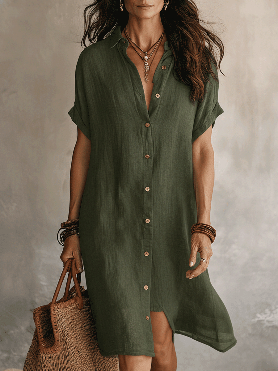 Asha · Vestido midi de corte relajado · Imagen 4