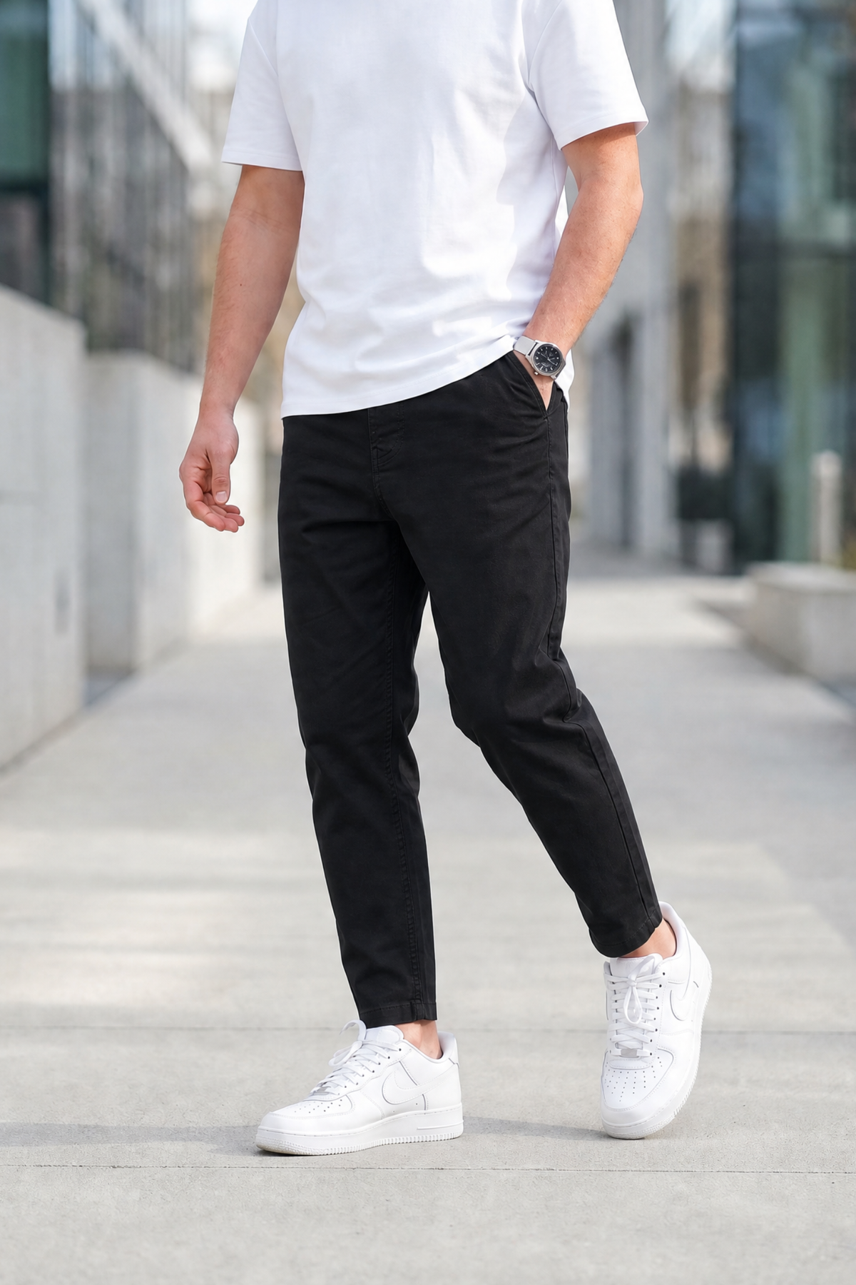 Evandro · Pantalón elástico de largo tobillero · Imagen 7