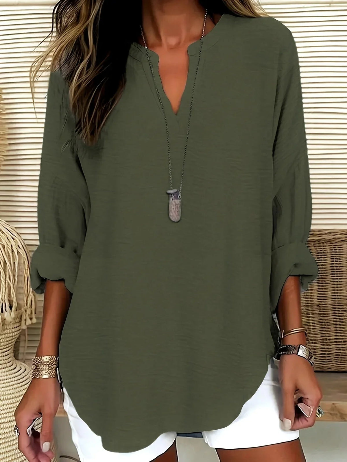 Ines · Blusa ligera de escote en V · Imagen 2