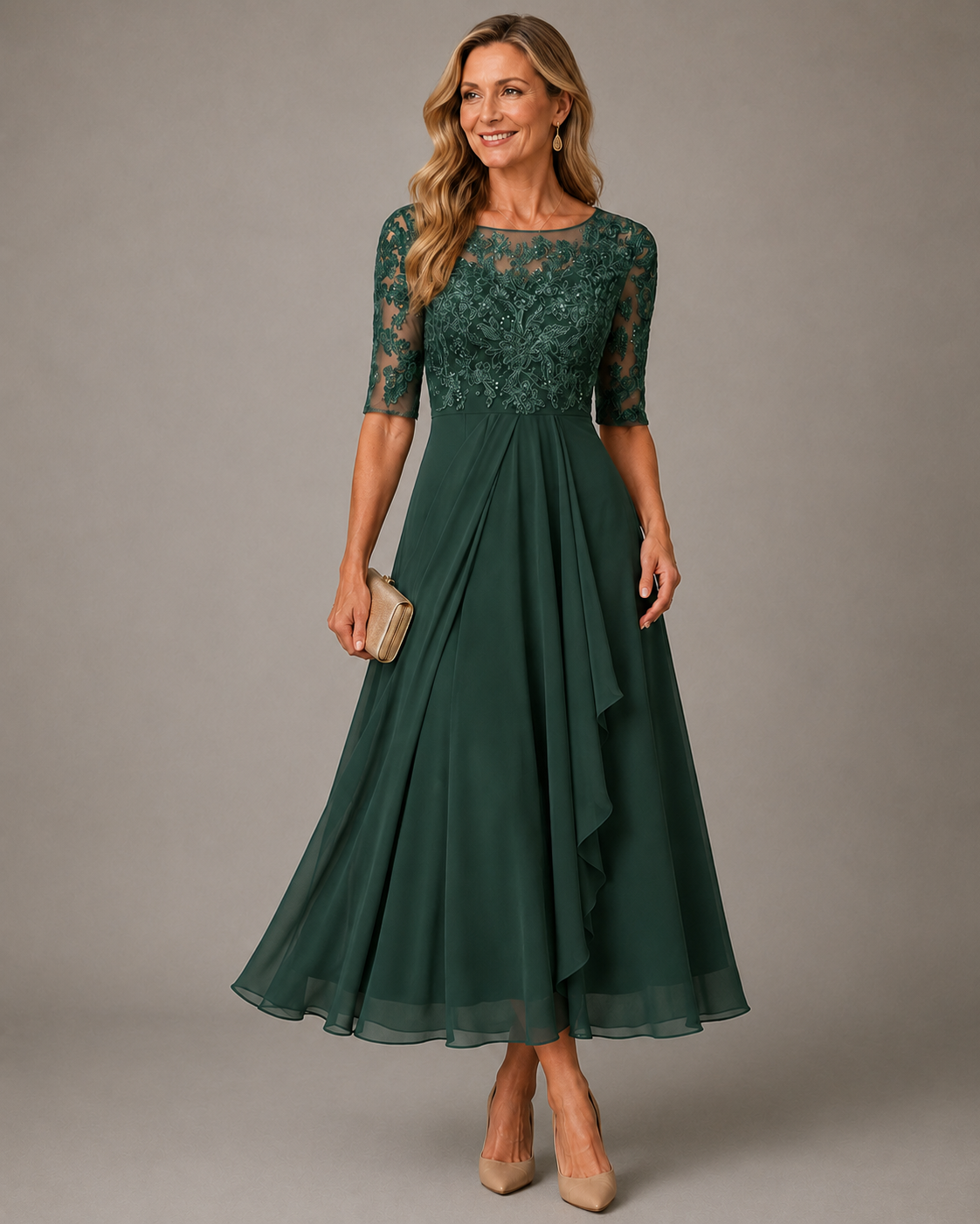 Daniela · Vestido midi de encaje · Imagen 4