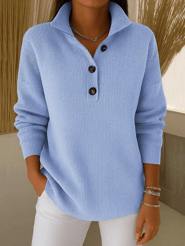 Amparo · Jersey tipo polo con escote en V · Imagen 1