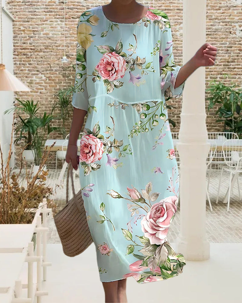 Fiorella · Vestido floral de corte relajado · Imagen 4