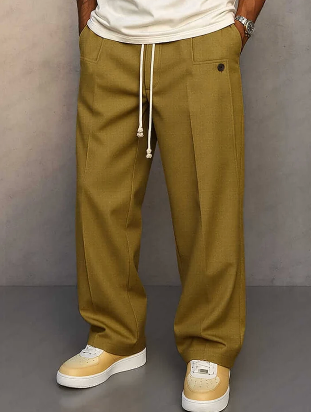 Elio · Pantalón fluido con cintura ajustable · Imagen 2