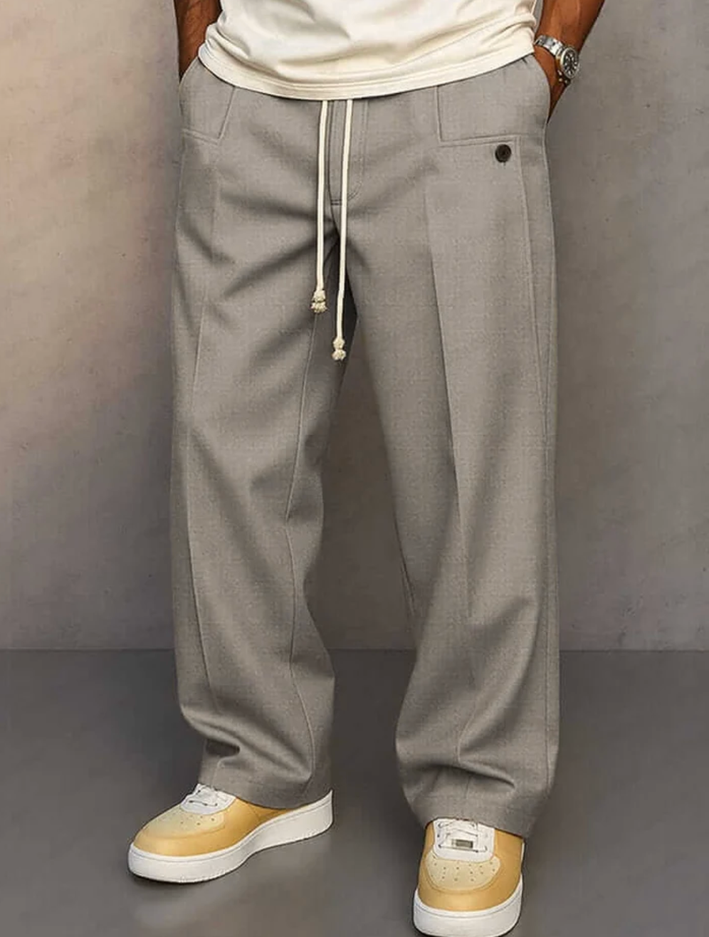 Elio · Pantalón fluido con cintura ajustable · Imagen 7