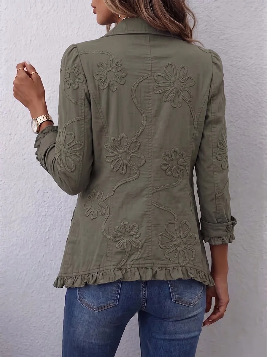 Fiora · Chaqueta con bordados florales · Imagen 3