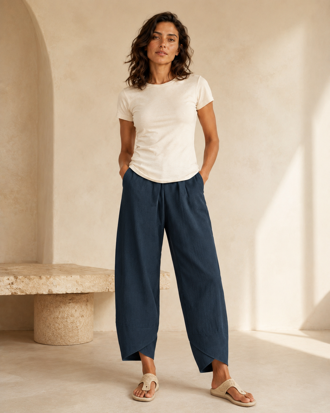 Alba · Pantalón de tejido suave · Imagen 1