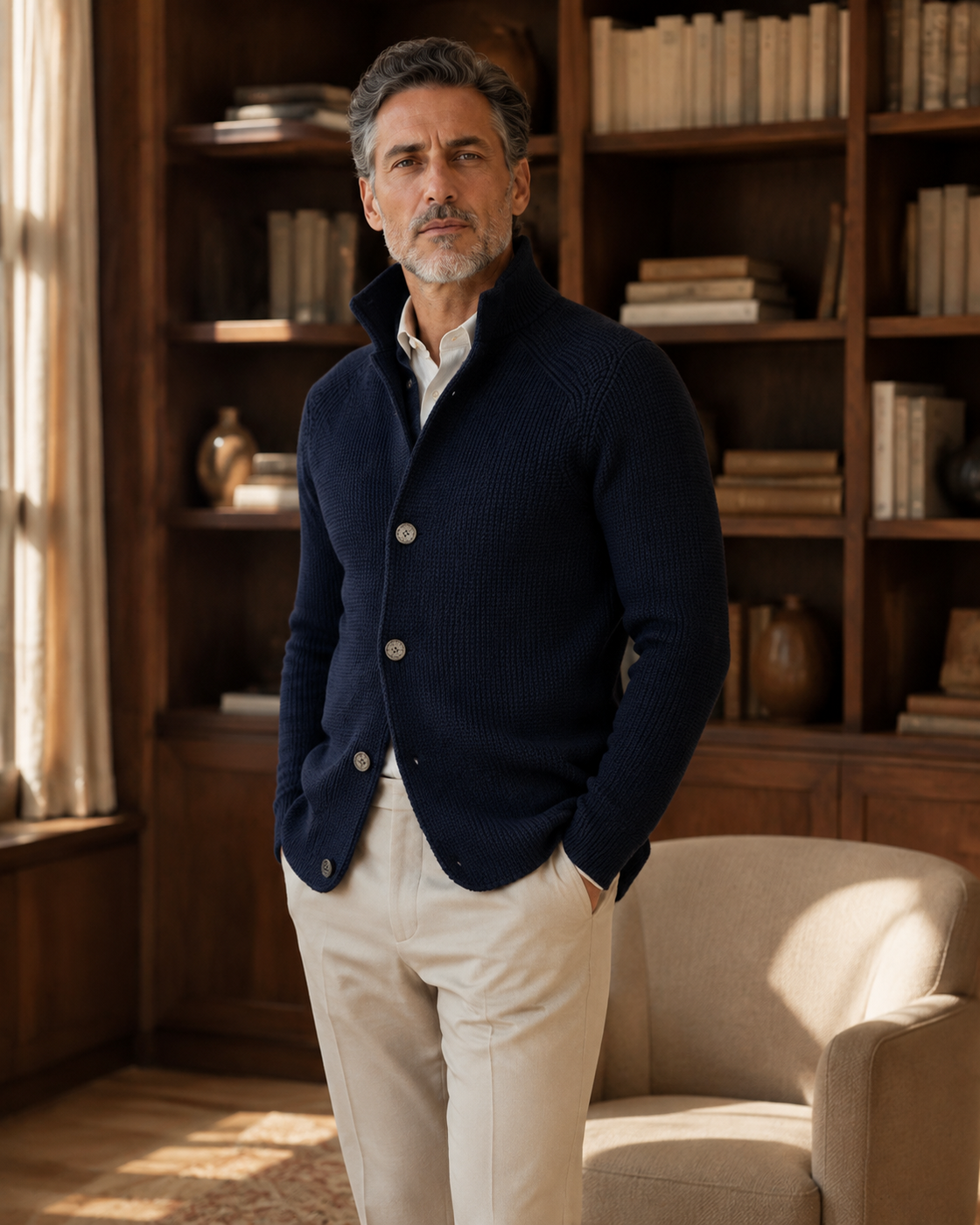 Battista · Cárdigan de punto suave · Imagen 1