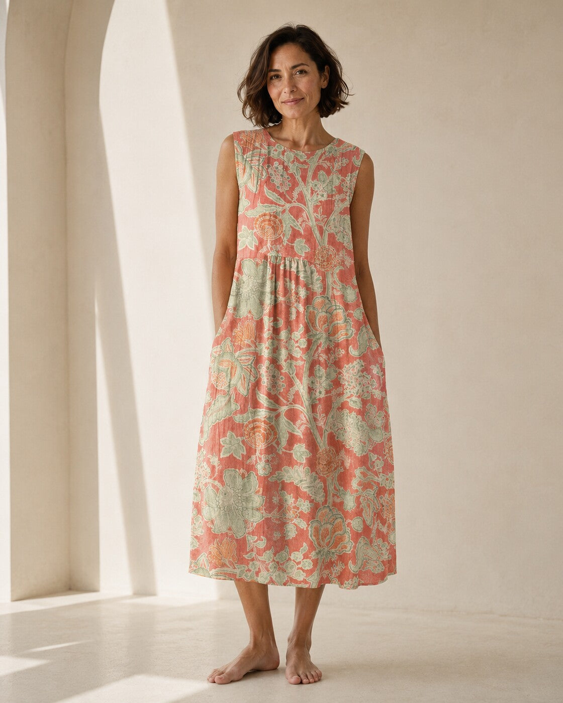 Fiamma · Vestido floral de capas · Imagen 1