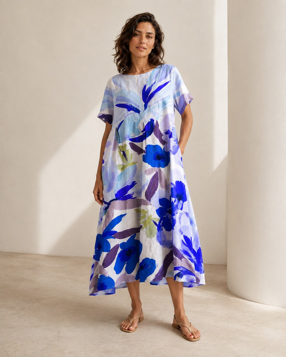 Gaia · Vestido de líneas suaves · Imagen 1