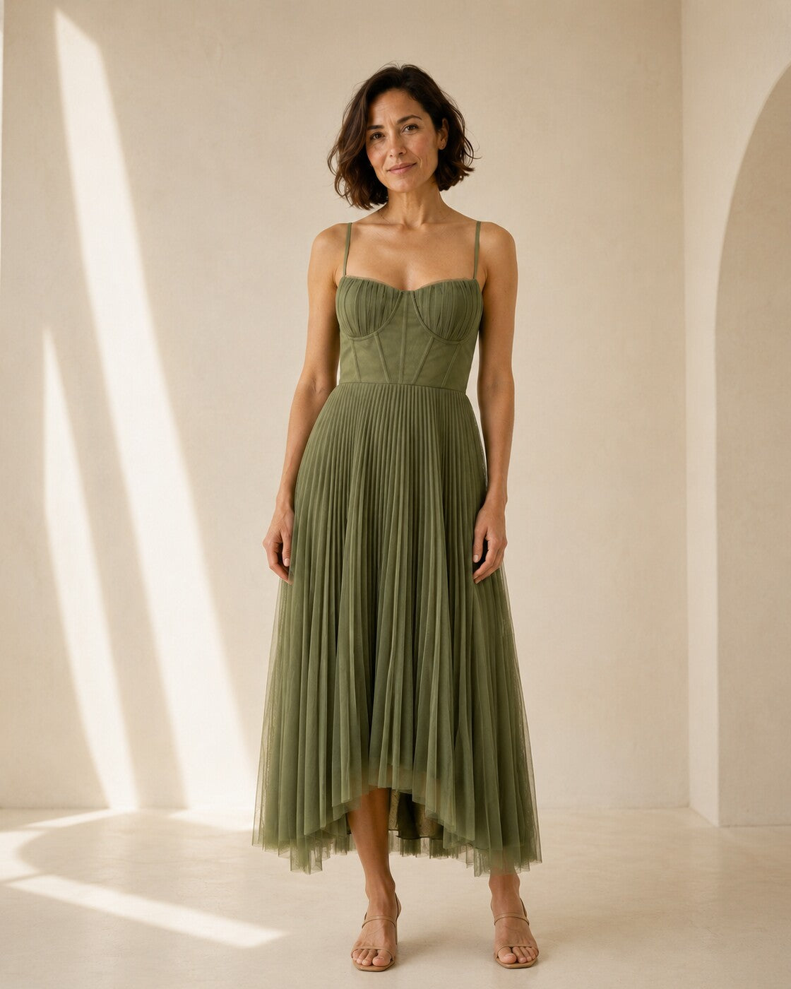 Oriana · Vestido fluido de tul · Imagen 1
