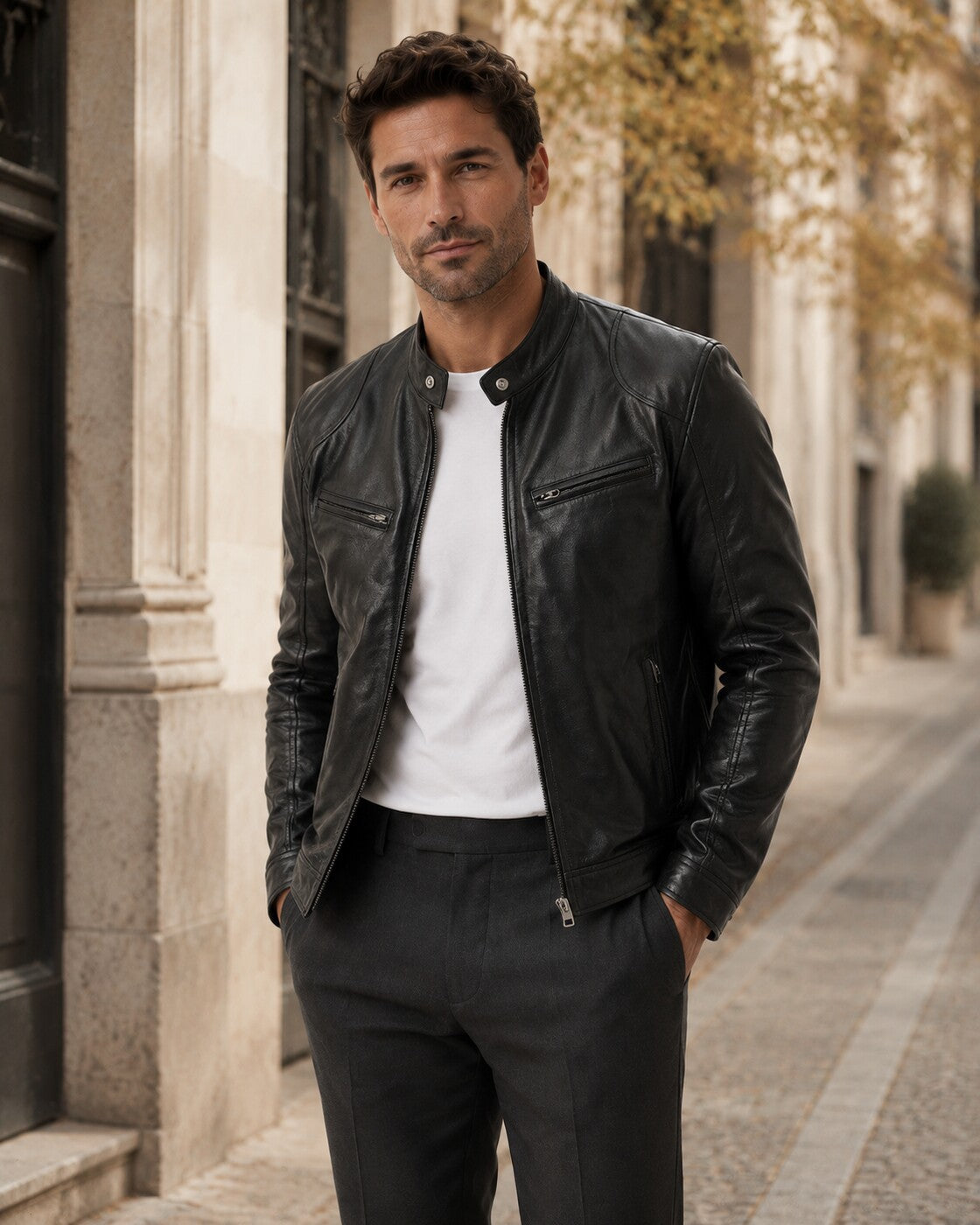 Orlando · Chaqueta de acabado efecto piel · Imagen 1
