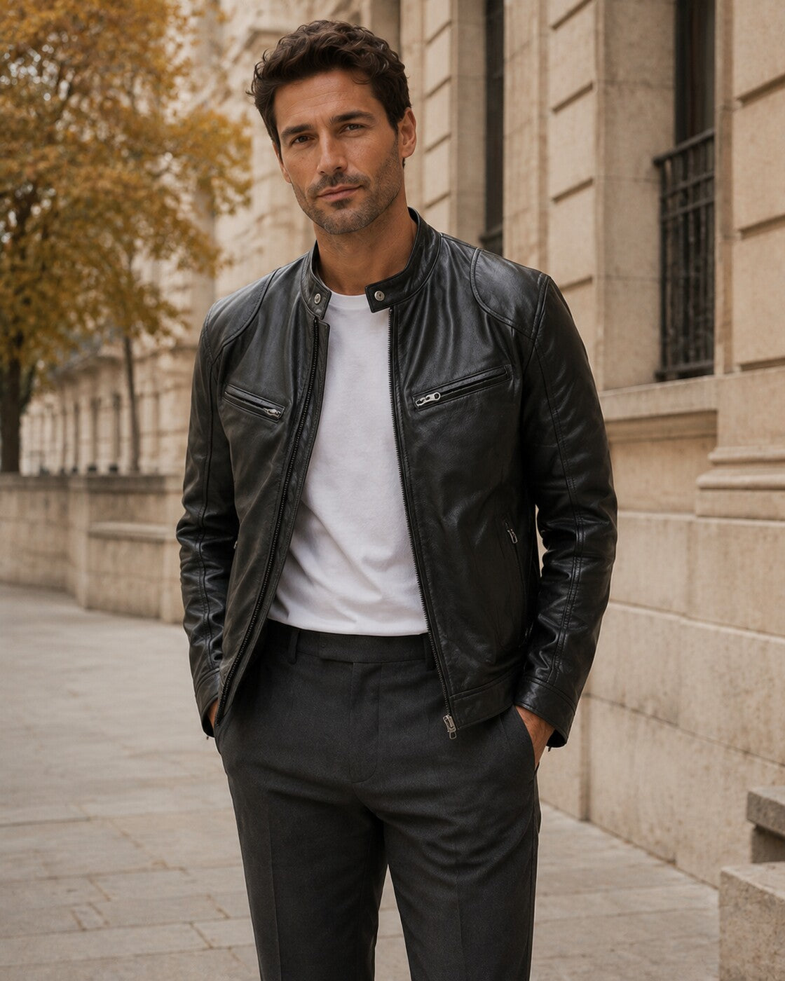 Rocco · Chaqueta de acabado efecto piel · Imagen 1