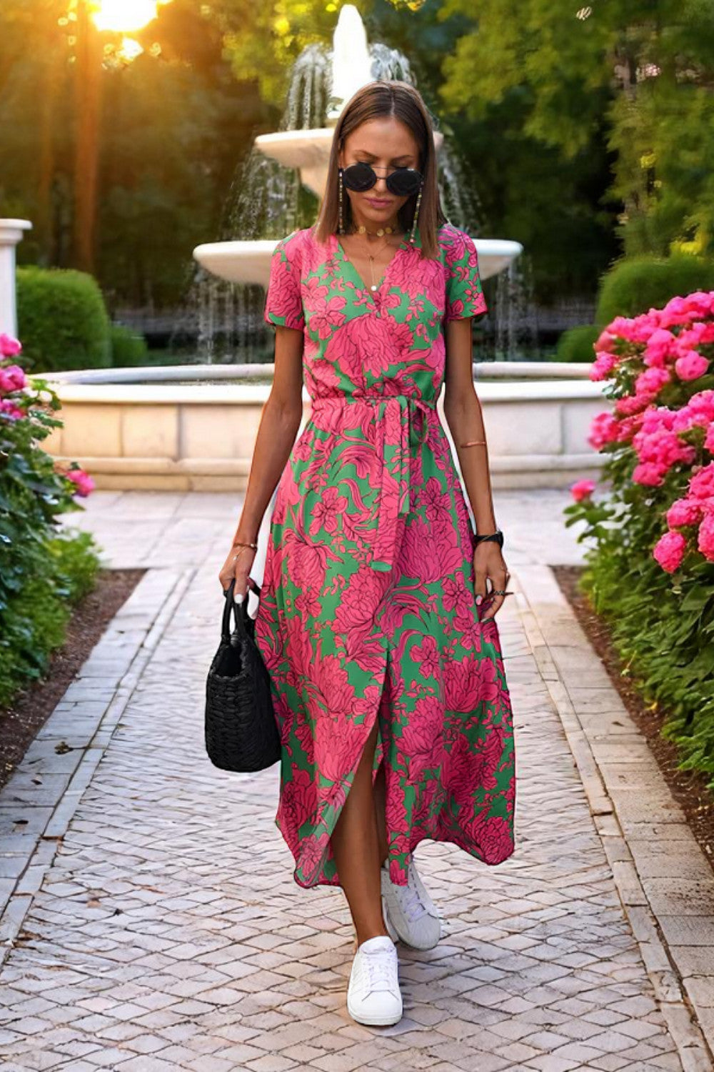 Bianca · Vestido midi de caída fluida · Imagen 2