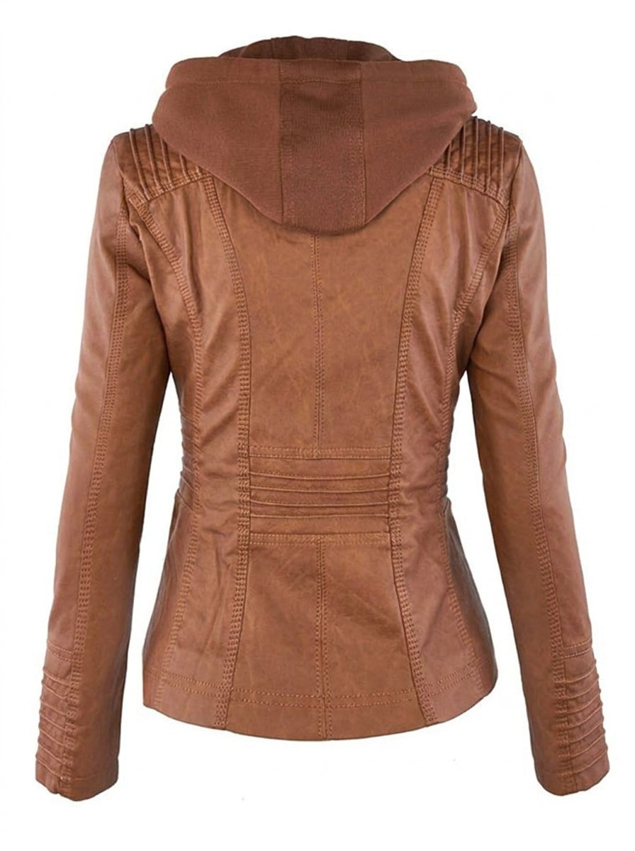 Flavia · Chaqueta con capucha y detalles acanalados · Imagen 7