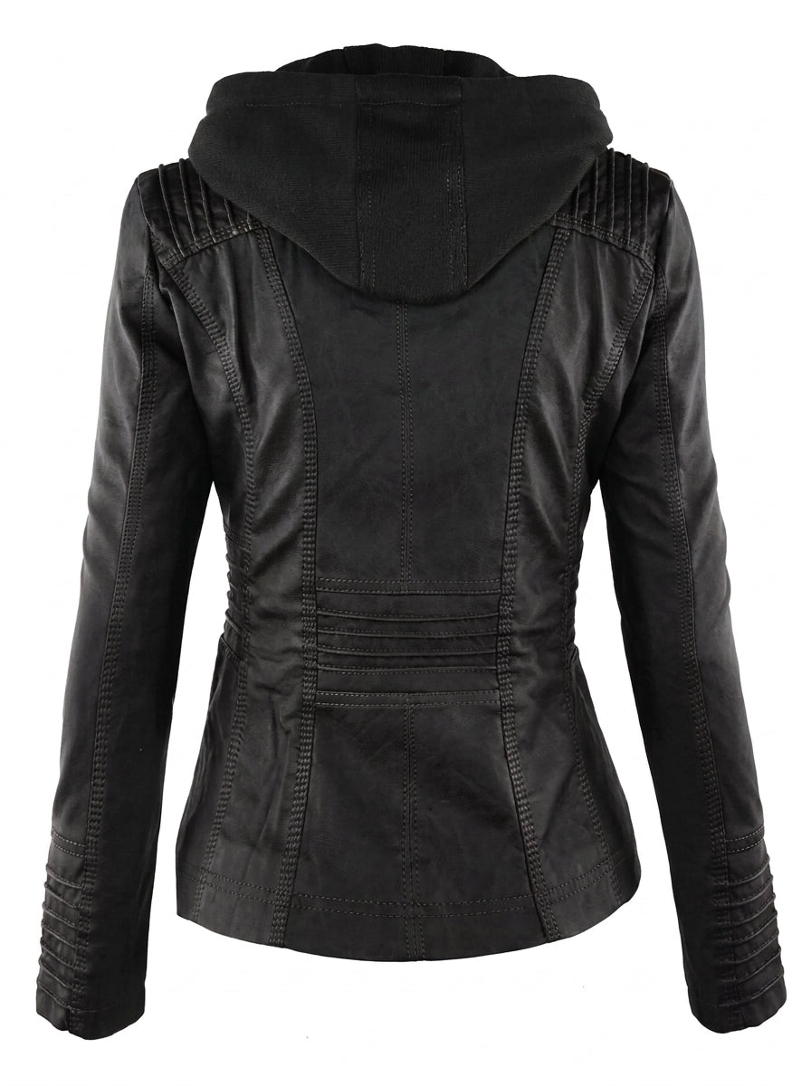 Flavia · Chaqueta con capucha y detalles acanalados · Imagen 9