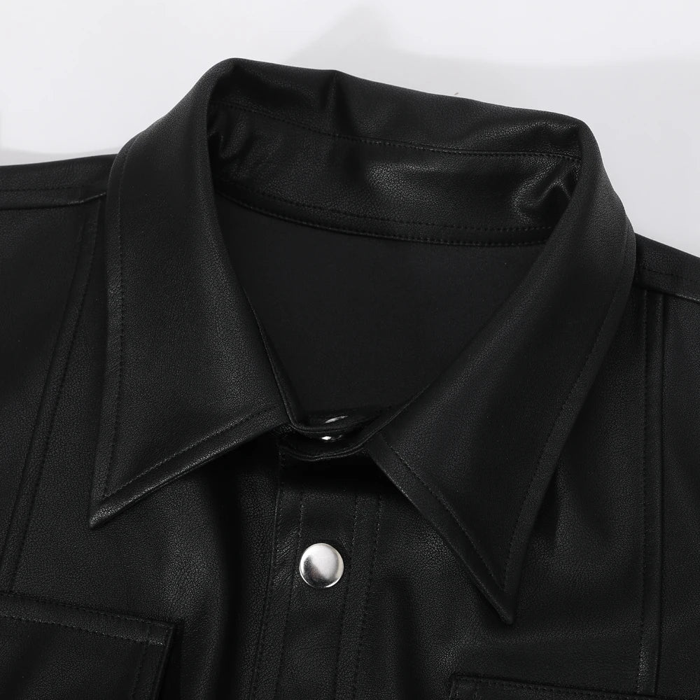 Pasquale · Sobrecamisa efecto piel con botones · Imagen 5