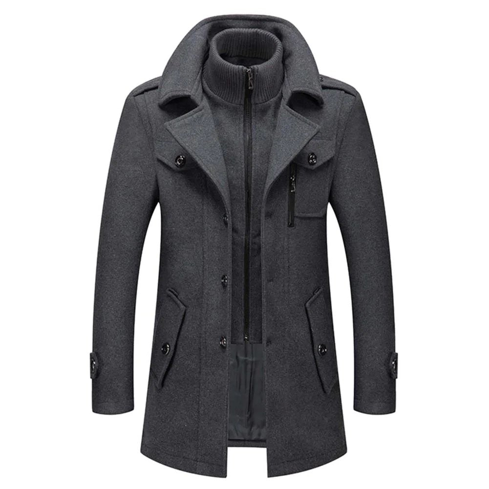 Salvatore · Abrigo con cuello alto interior · Imagen 1