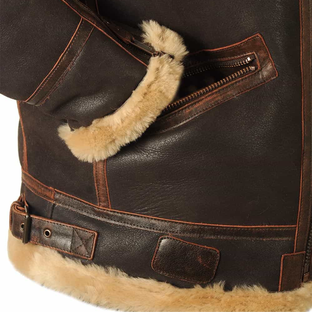 Sergio · Chaqueta de aviador con cuello suave · Imagen 5