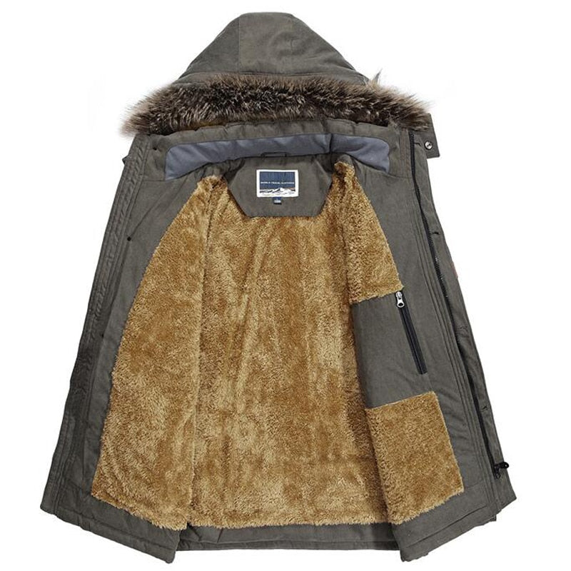 Zeno · Parka con capucha y ribete efecto pelo · Imagen 4