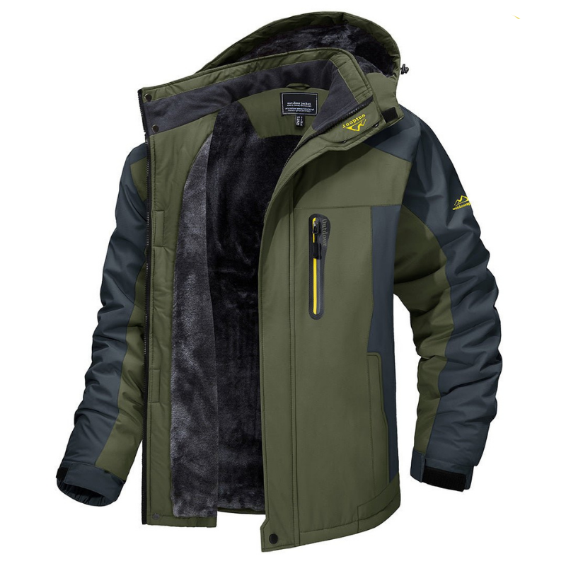Alberto · Chaqueta bicolor con capucha · Imagen 1