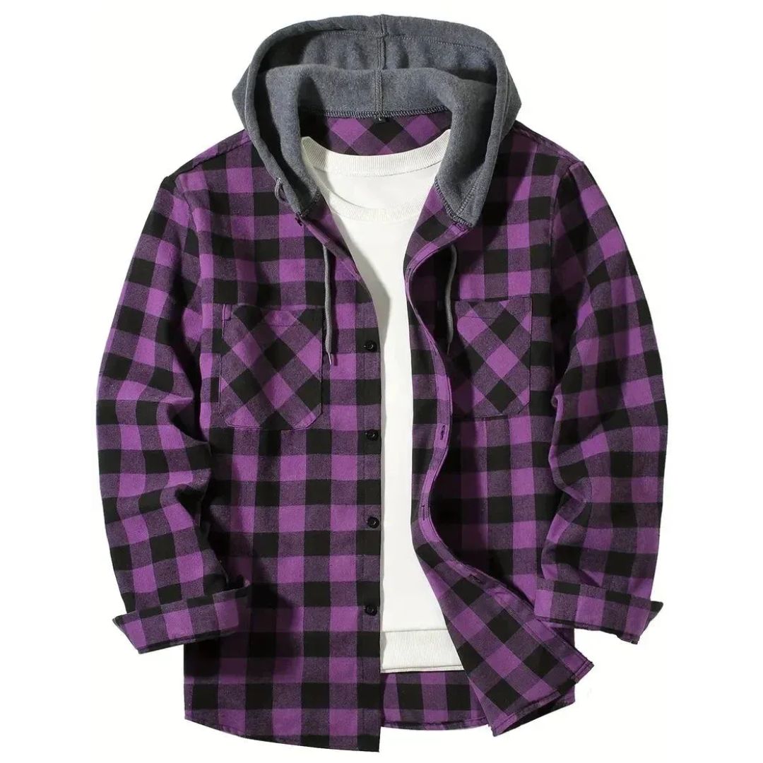 Tiziano · Chaqueta de cuadros con capucha · Imagen 6