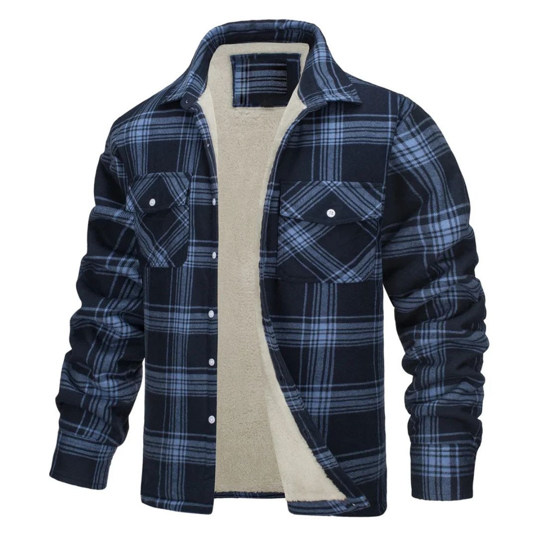 Fulvio · Chaqueta de cuadros con interior afelpado · Imagen 3