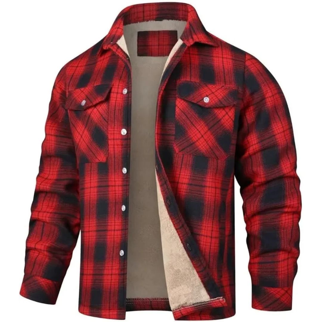 Fulvio · Chaqueta de cuadros con interior afelpado · Imagen 6