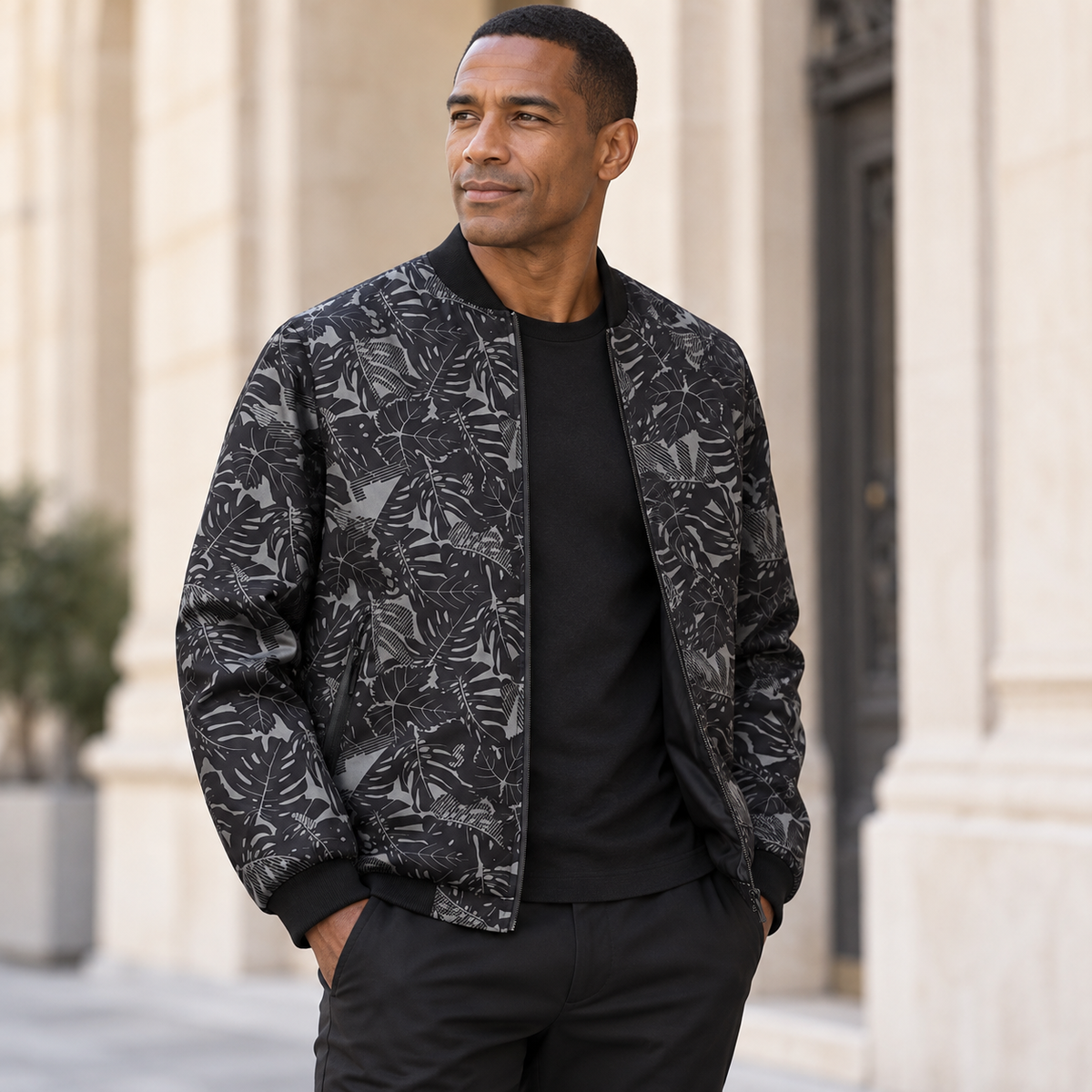 Foliame · Bomber estampada · Imagen 1