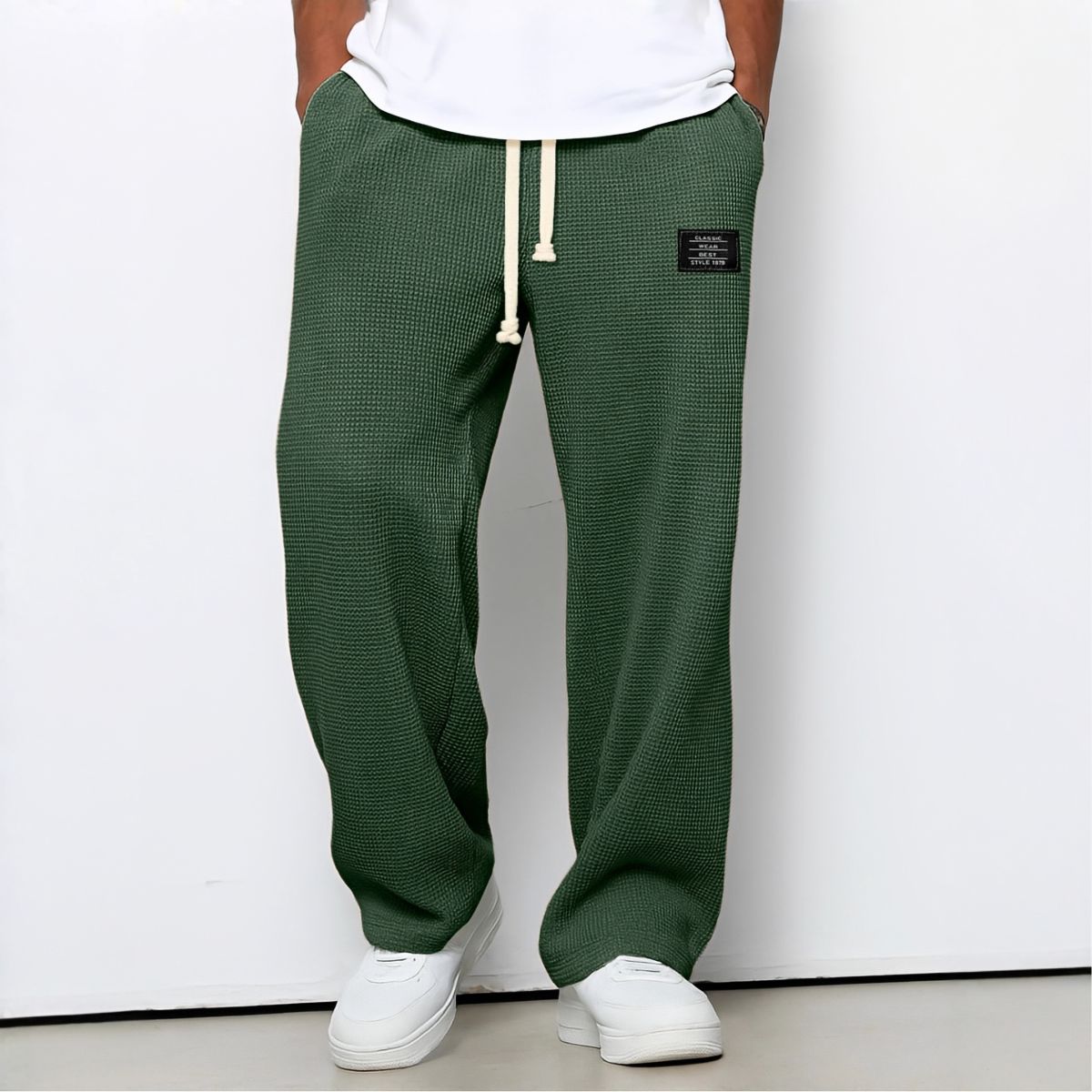 Levante · Pantalón de textura waffle y pernera ancha · Imagen 10