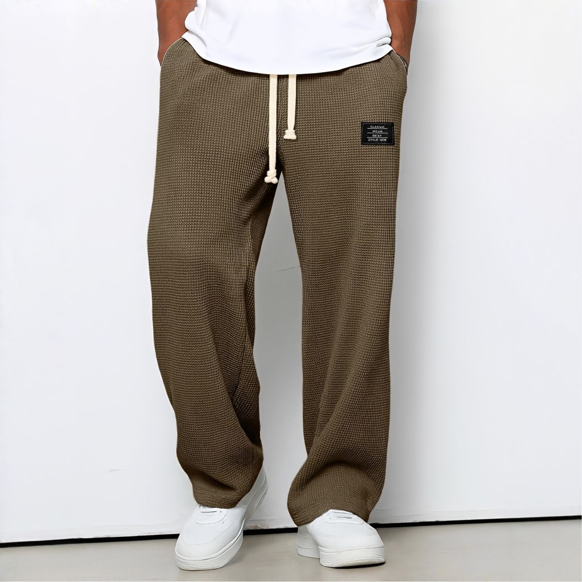 Levante · Pantalón de textura waffle y pernera ancha · Imagen 9