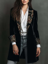 Vivia · Blazer negra con motivo barroco · Imagen 2