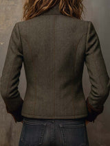 Tersilla · Chaqueta de espiga en verde oliva · Imagen 3