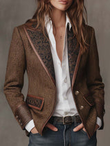 Iole · Blazer de espiga con paneles · Imagen 1