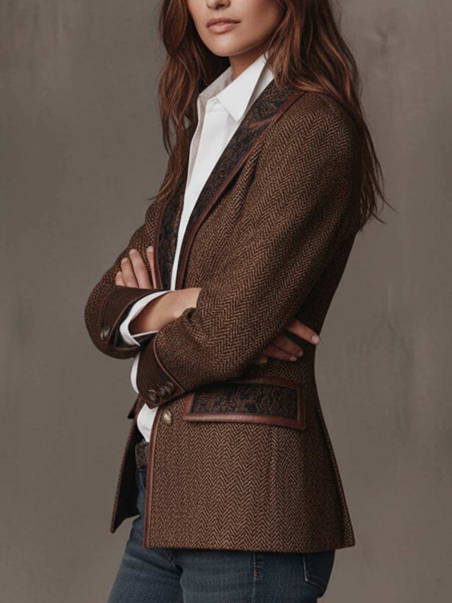 Iole · Blazer de espiga con paneles · Imagen 3