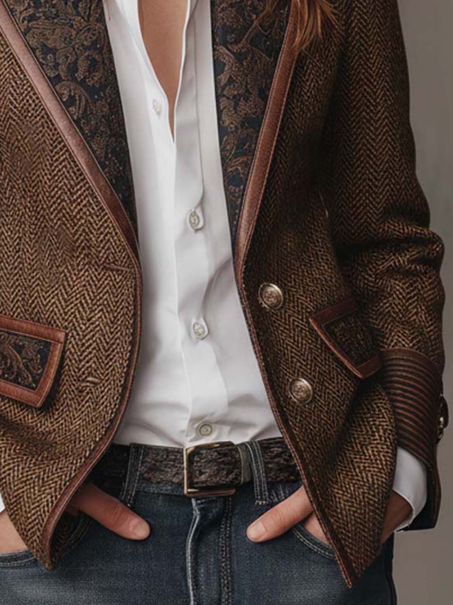 Iole · Blazer de espiga con paneles · Imagen 8
