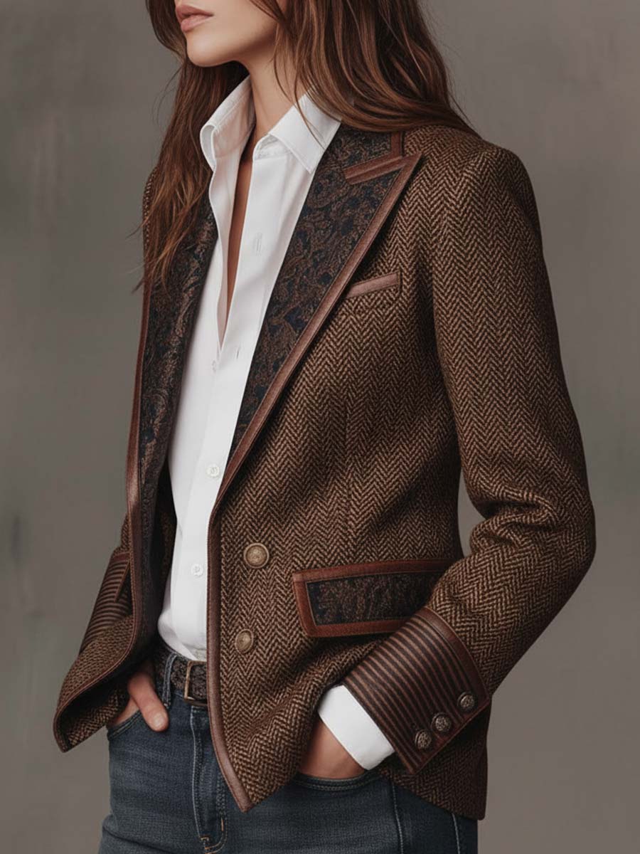 Iole · Blazer de espiga con paneles · Imagen 10