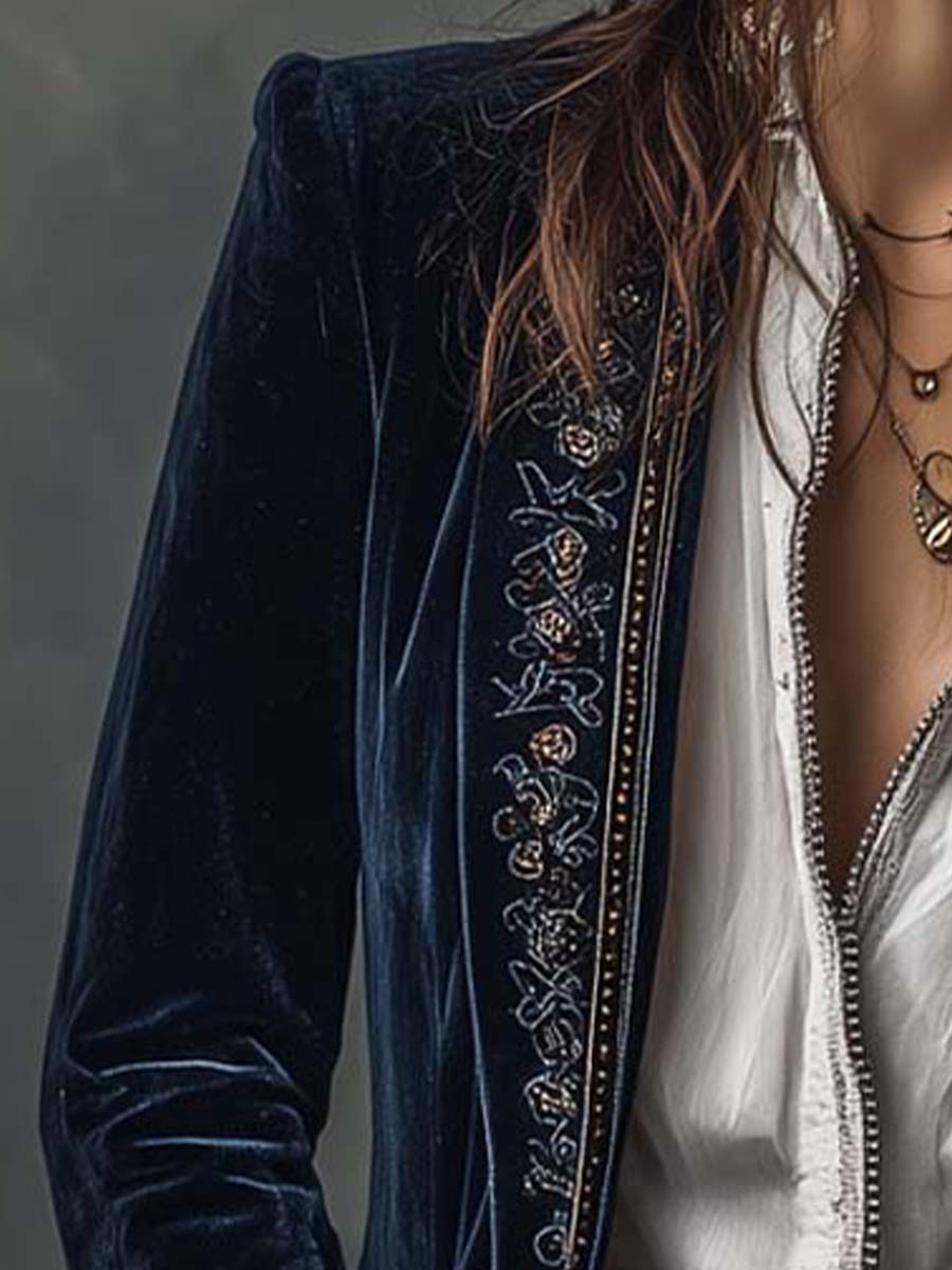 Zelinda · Chaqueta larga bordada · Imagen 6